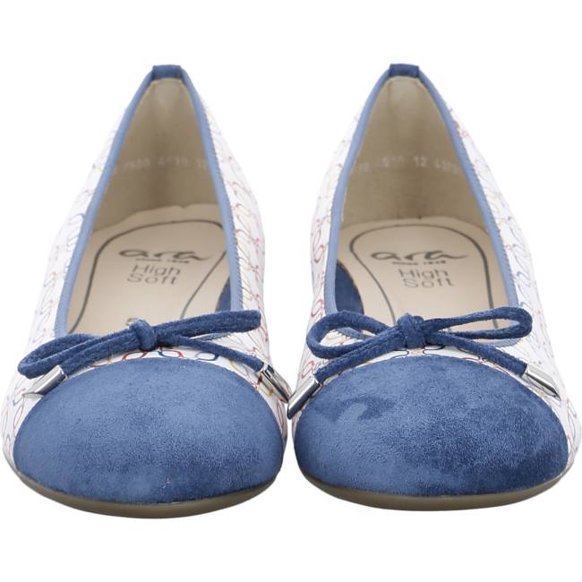 Dámské Baleríny Ara Ballet Pumps Bari Blankyt Bílé | ARA682BPA