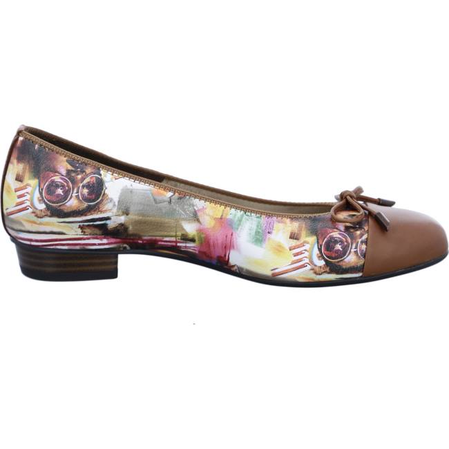 Dámské Baleríny Ara Ballet Pumps Bari Cognac Viacfarebný | ARA750YKJ