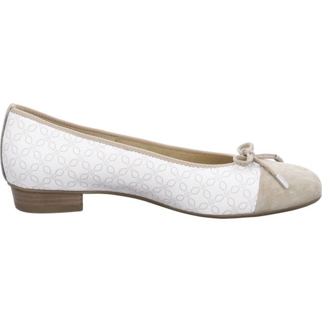 Dámské Baleríny Ara Ballet Pumps Bari Sand Hnědé | ARA534IMW