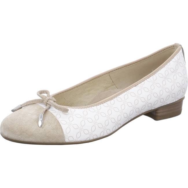 Dámské Baleríny Ara Ballet Pumps Bari Sand Hnědé | ARA534IMW