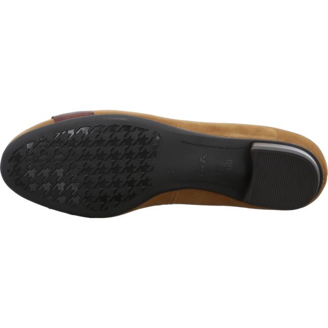 Dámské Baleríny Ara Ballet Pumps Bari Whisky Hnědé | ARA260XJP