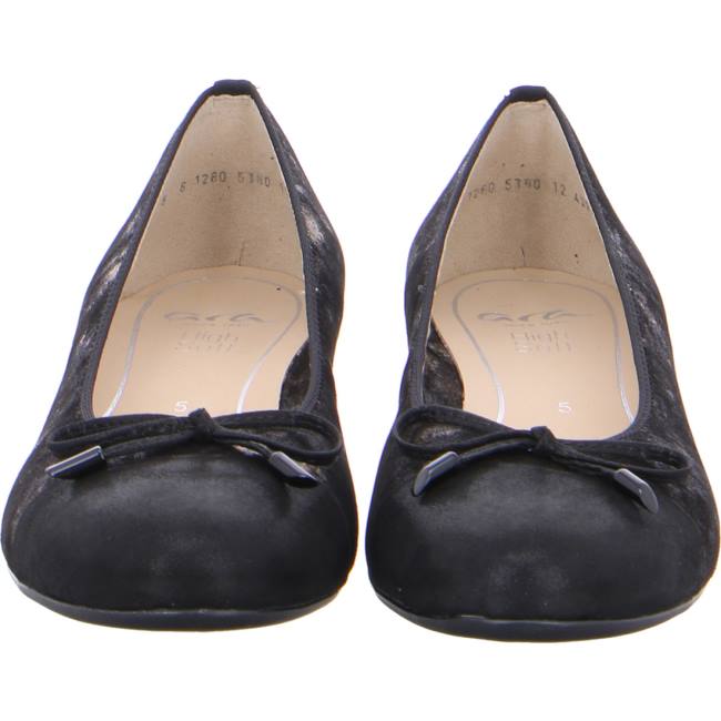 Dámské Baleríny Ara Ballet Pumps Bari Černé | ARA031JPB