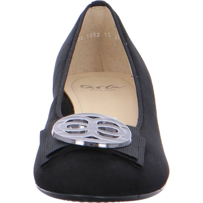 Dámské Baleríny Ara Ballet Pumps Bari Černé | ARA058UQP