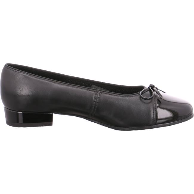Dámské Baleríny Ara Ballet Pumps Bari Černé | ARA781LFW