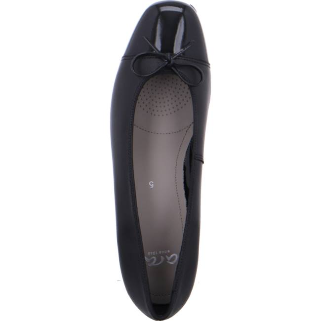 Dámské Baleríny Ara Ballet Pumps Bari Černé | ARA781LFW