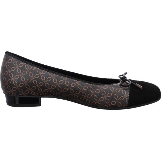 Dámské Baleríny Ara Ballet Pumps Bari Černé | ARA796AMF