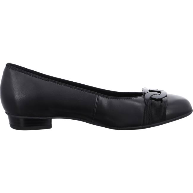 Dámské Baleríny Ara Ballet Pumps Bari Černé | ARA859IML