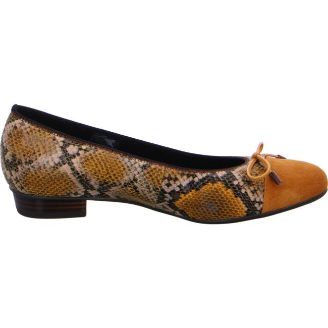 Dámské Baleríny Ara Ballet Pumps Bari Žluté | ARA785NAS