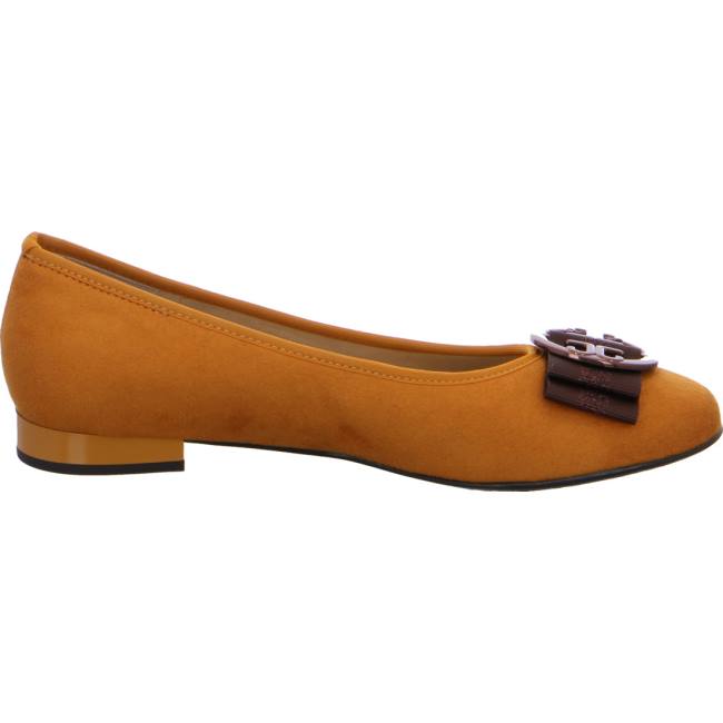 Dámské Baleríny Ara Ballet Pumps Pisa Žluté | ARA741GWC