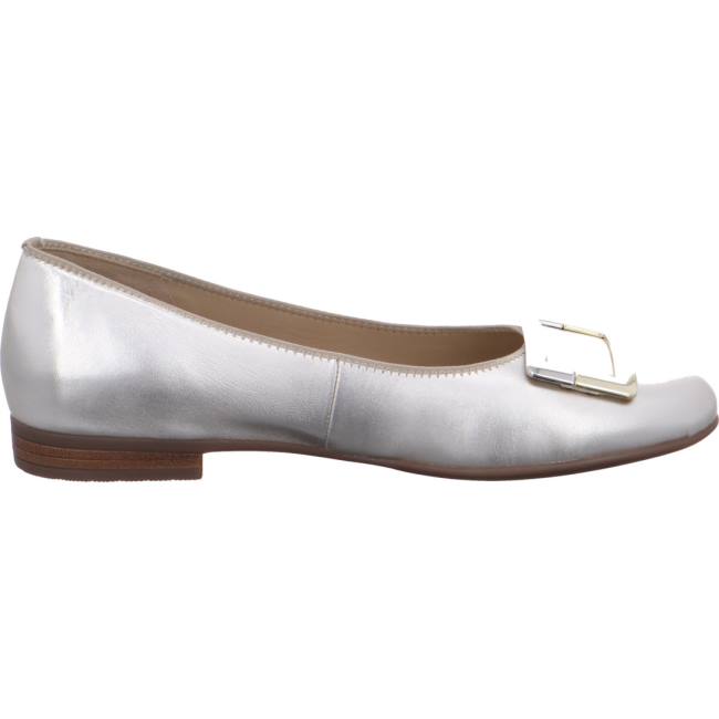 Dámské Baleríny Ara Ballet Pumps Sardinia Gold Šedé | ARA236POB