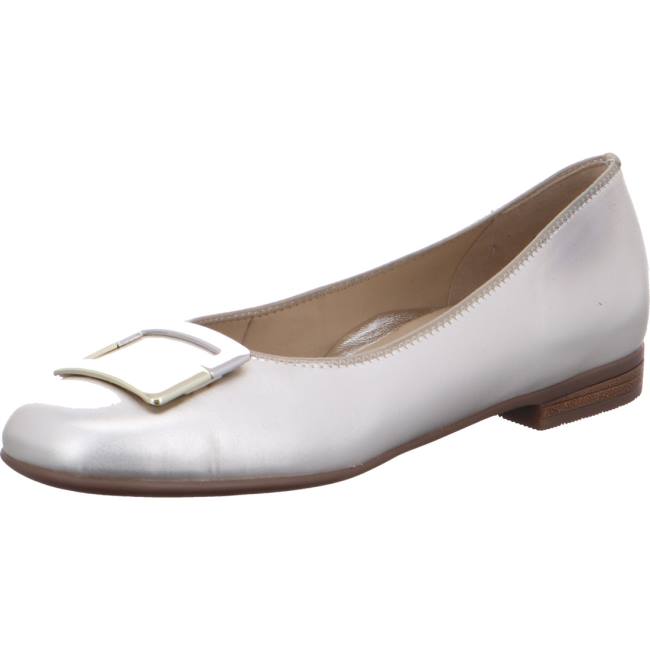 Dámské Baleríny Ara Ballet Pumps Sardinia Gold Šedé | ARA236POB