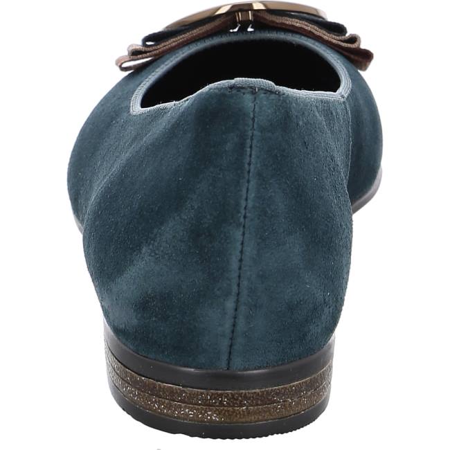 Dámské Baleríny Ara Ballet Pumps Sardinia Peacock Zelene | ARA248DLI