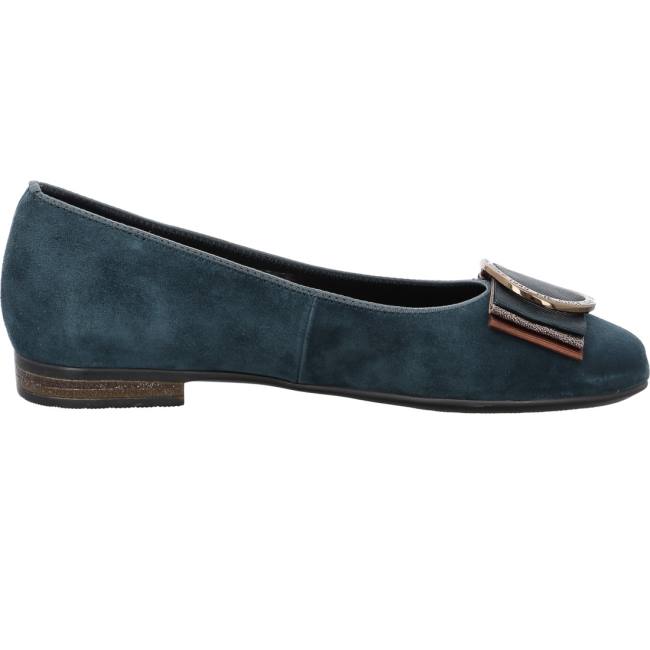 Dámské Baleríny Ara Ballet Pumps Sardinia Peacock Zelene | ARA248DLI
