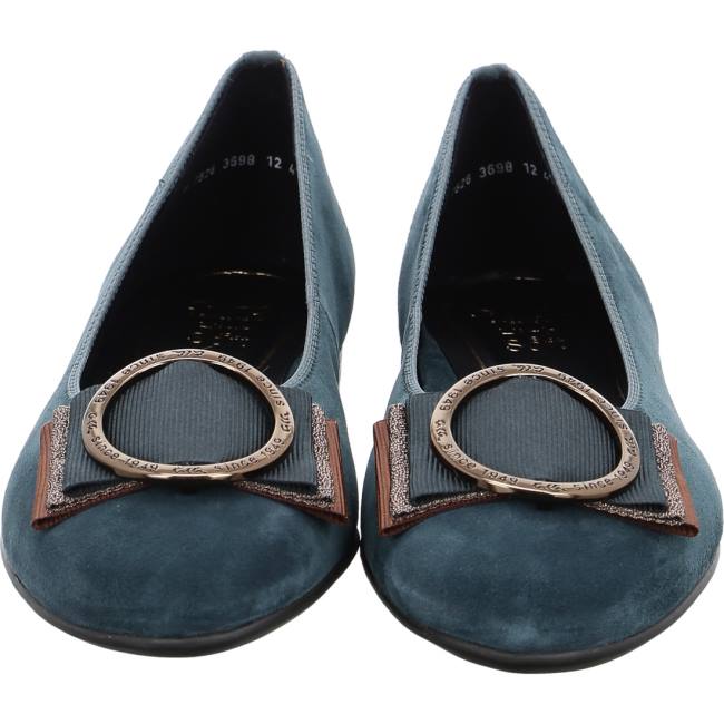 Dámské Baleríny Ara Ballet Pumps Sardinia Peacock Zelene | ARA248DLI