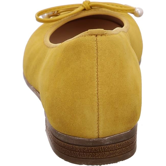 Dámské Baleríny Ara Ballet Pumps Sardinia Sole Žluté | ARA352NYV