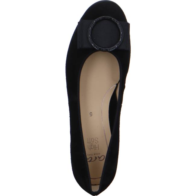 Dámské Baleríny Ara Ballet Pumps Sardinia Černé | ARA648MJC