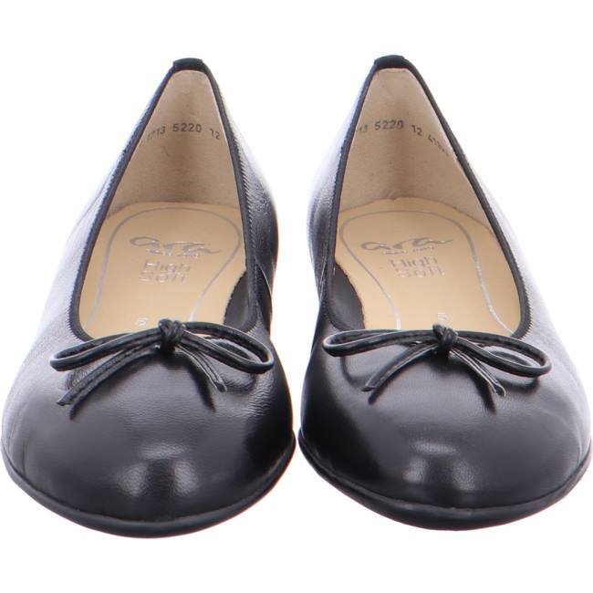 Dámské Baleríny Ara Ballet Pumps Sardinia Černé | ARA732GLW