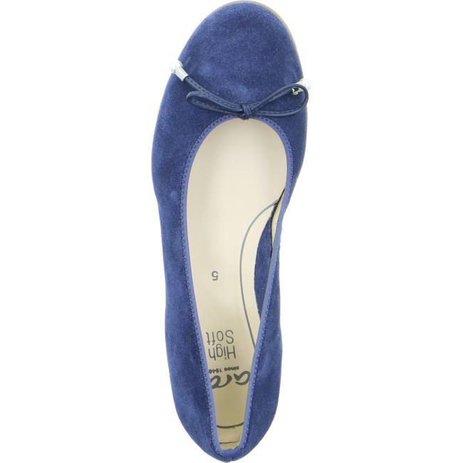 Dámské Baleríny Ara Ballet Pumps Sardinia Indigo Blankyt | ARA792SRJ