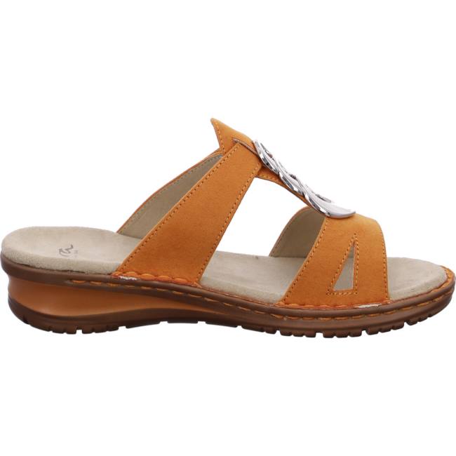 Dámské Boty Mules Ara Hawaii Ochre Hnědé | ARA978YBA
