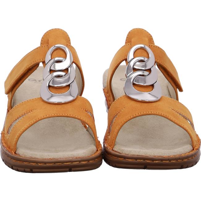 Dámské Boty Mules Ara Hawaii Ochre Hnědé | ARA978YBA