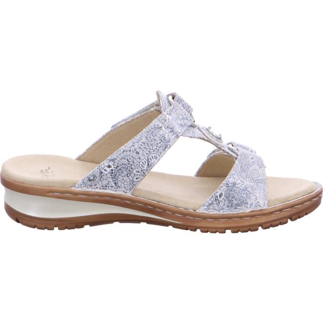 Dámské Boty Mules Ara Hawaii Silver Šedé | ARA923DYN