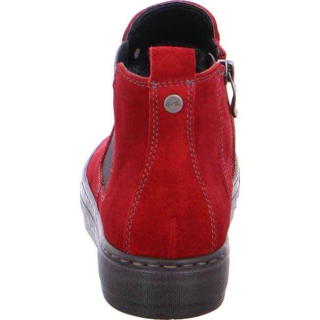 Dámské Kozačky Ara Ankle Courtyard Červené | ARA418WIG
