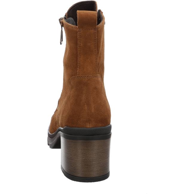 Dámské Kozačky Ara Ankle Mantova Nuts Hnědé | ARA357QLP