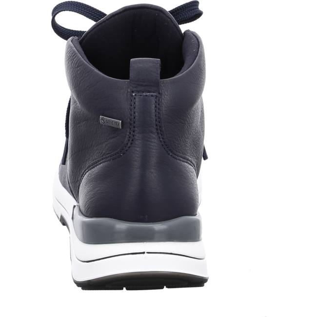 Dámské Kozačky Ara Ankle Nblue Blankyt | ARA956MIG