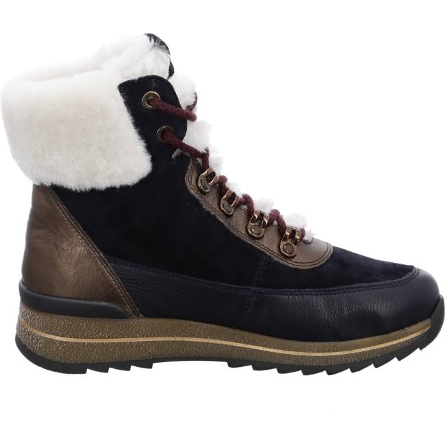 Dámské Kozačky Ara High Top Osaka Blankyt | ARA514OXR