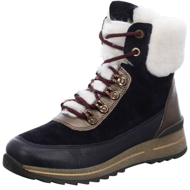 Dámské Kozačky Ara High Top Osaka Blankyt | ARA514OXR
