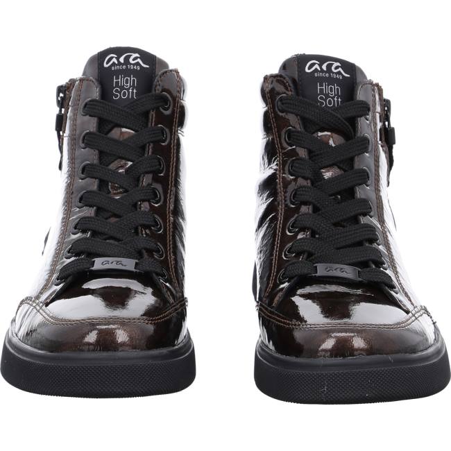 Dámské Kozačky Ara High Top Rom-sport Bronze Hnědé | ARA735BKN