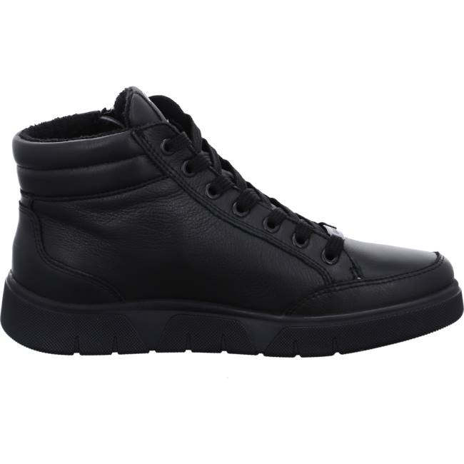 Dámské Kozačky Ara High Top Rom-sport Černé | ARA729AGE