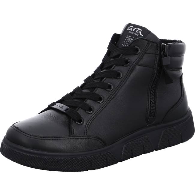 Dámské Kozačky Ara High Top Rom-sport Černé | ARA729AGE