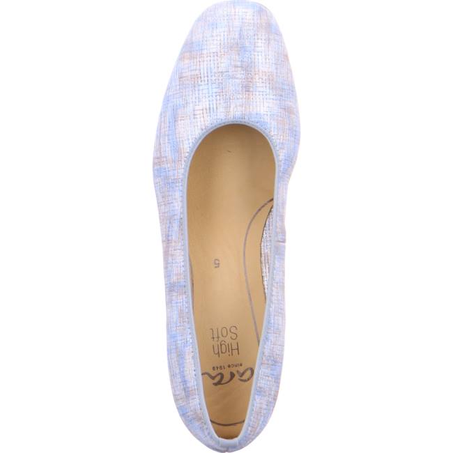 Dámské Lodičky Ara Court Shoes Graz Sky Blankyt | ARA517SXM