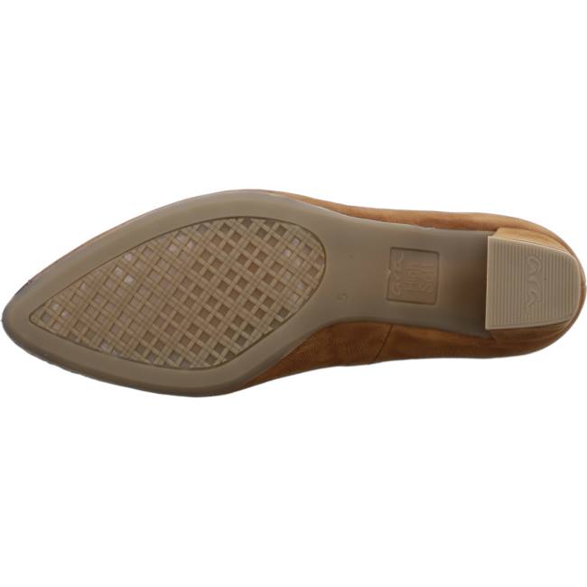 Dámské Lodičky Ara Court Shoes London Cognac Hnědé | ARA904YUG