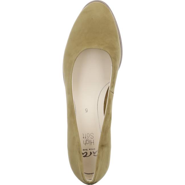 Dámské Lodičky Ara Court Shoes Orly Khaki Zelene | ARA028LGY
