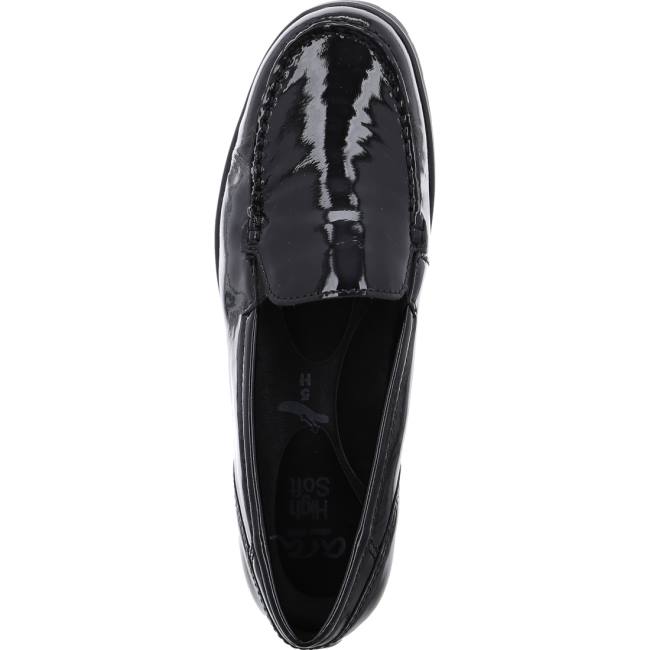 Dámské Mokasíny Ara Slip-ons Dallas Černé | ARA208FKY