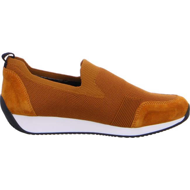 Dámské Mokasíny Ara Slip-ons Lissabon Curry Žluté | ARA943KDJ