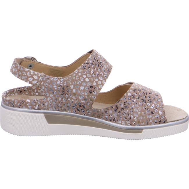 Dámské Sandály Ara Courtyard Camel Hnědé | ARA243JME