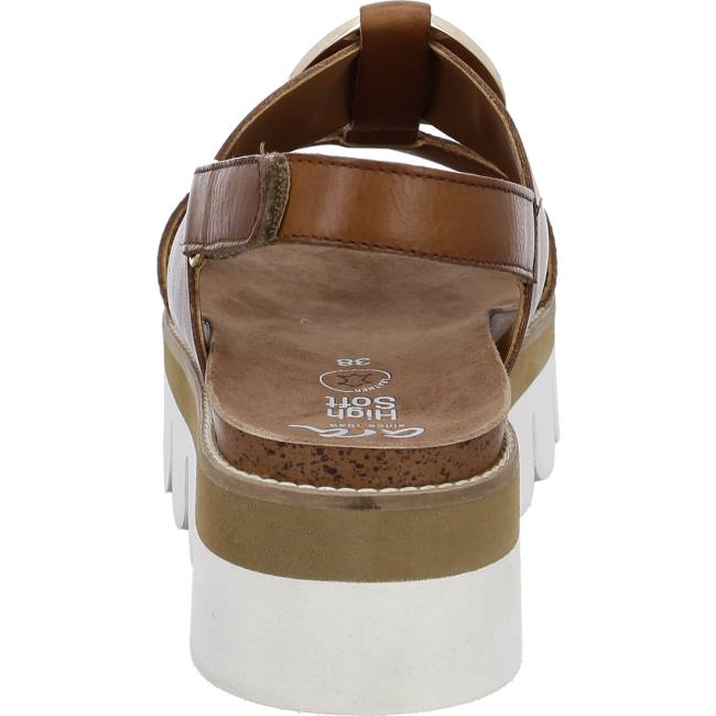 Dámské Sandály Ara Florenz Cognac Hnědé | ARA487IFU