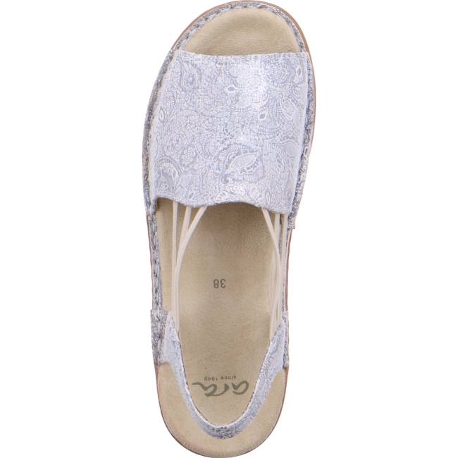 Dámské Sandály Ara Hawaii Silver Šedé | ARA476XQR