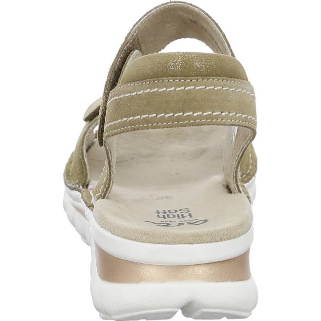 Dámské Sandály Ara Tampa Khaki Zelene | ARA016ZTL