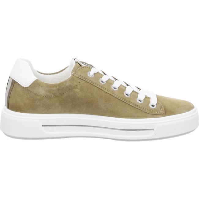 Dámské Tenisky Ara Courtyard Khaki Zelene | ARA405EGM