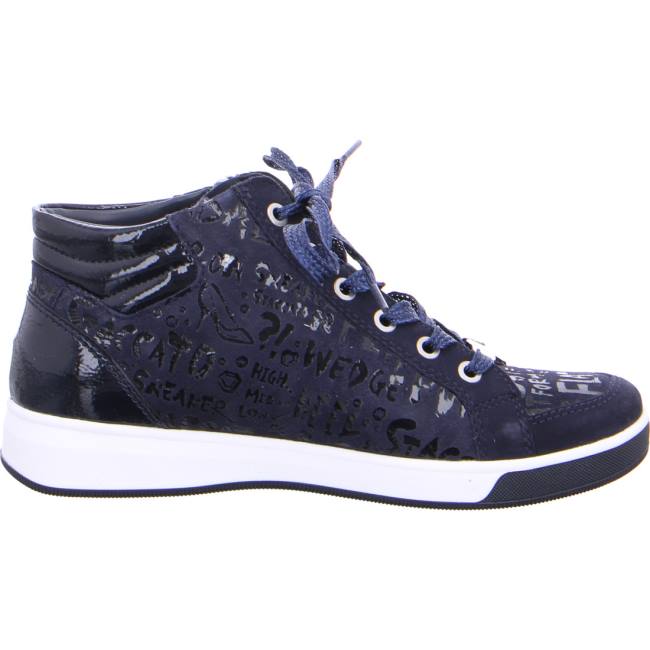 Dámské Tenisky Ara High Top Rom Navy Blankyt | ARA214PEU