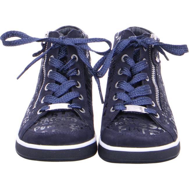 Dámské Tenisky Ara High Top Rom Navy Blankyt | ARA214PEU
