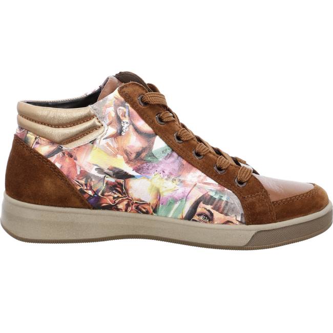 Dámské Tenisky Ara High Top Rom Nuts Hnědé | ARA189BQU