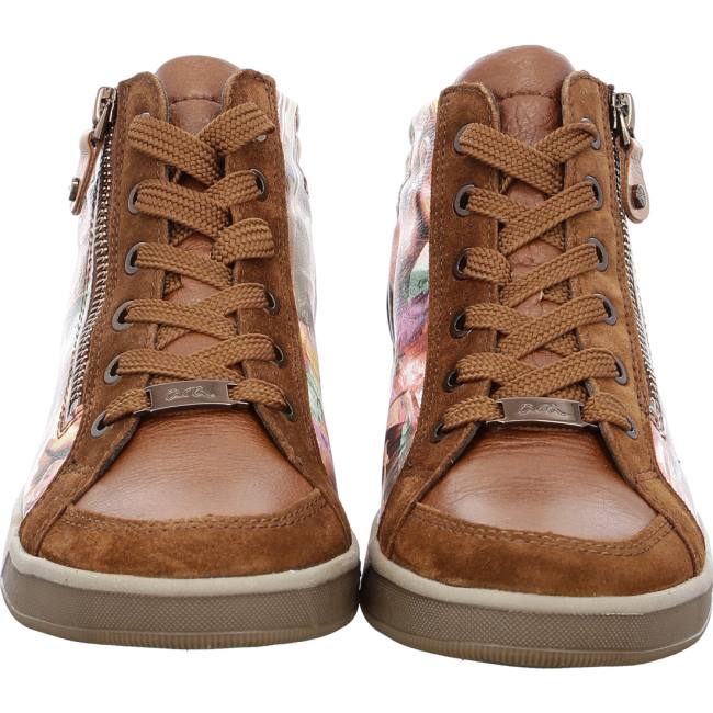 Dámské Tenisky Ara High Top Rom Nuts Hnědé | ARA189BQU