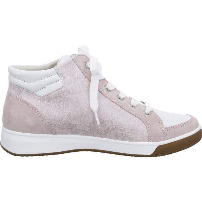Dámské Tenisky Ara High Top Rom Růžové | ARA063FZB