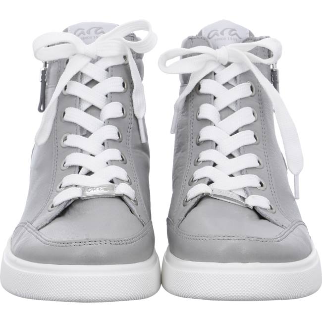 Dámské Tenisky Ara High Top Rom-sport Oyster Šedé | ARA476OPE