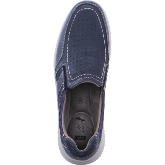 Pánské Mokasíny Ara Slip-ons Siro 2.0 Jeans Blankyt | ARA431WOT